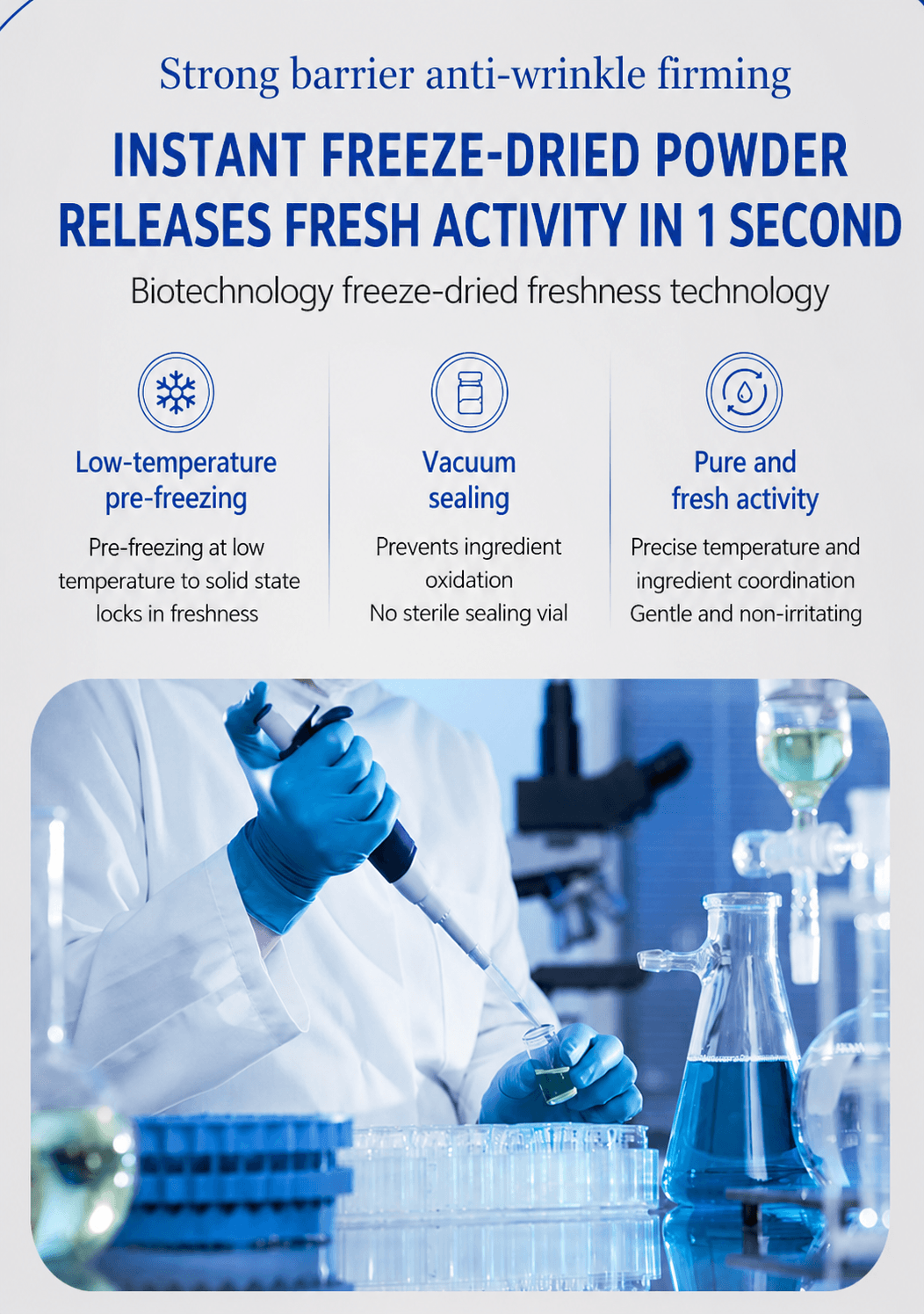 Fresh-Lock freeze-drying technology diagram