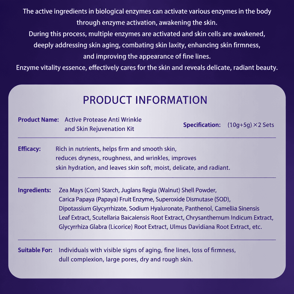 Key active ingredients